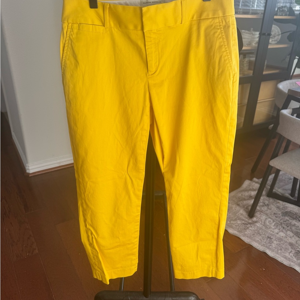 Banana Republic Bright Yellow Men's Chinos